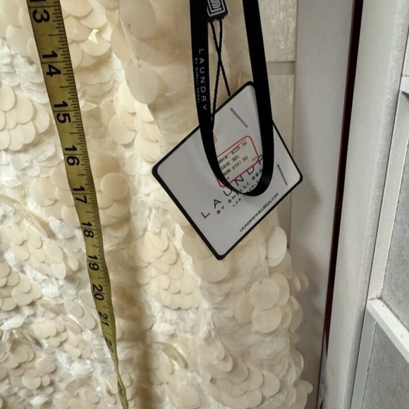 Laundry, Woman,Dress Formal,Wedding,Cream,Sz 6,Sleeveless,Knee Length,Button.! - Picture 11 of 13